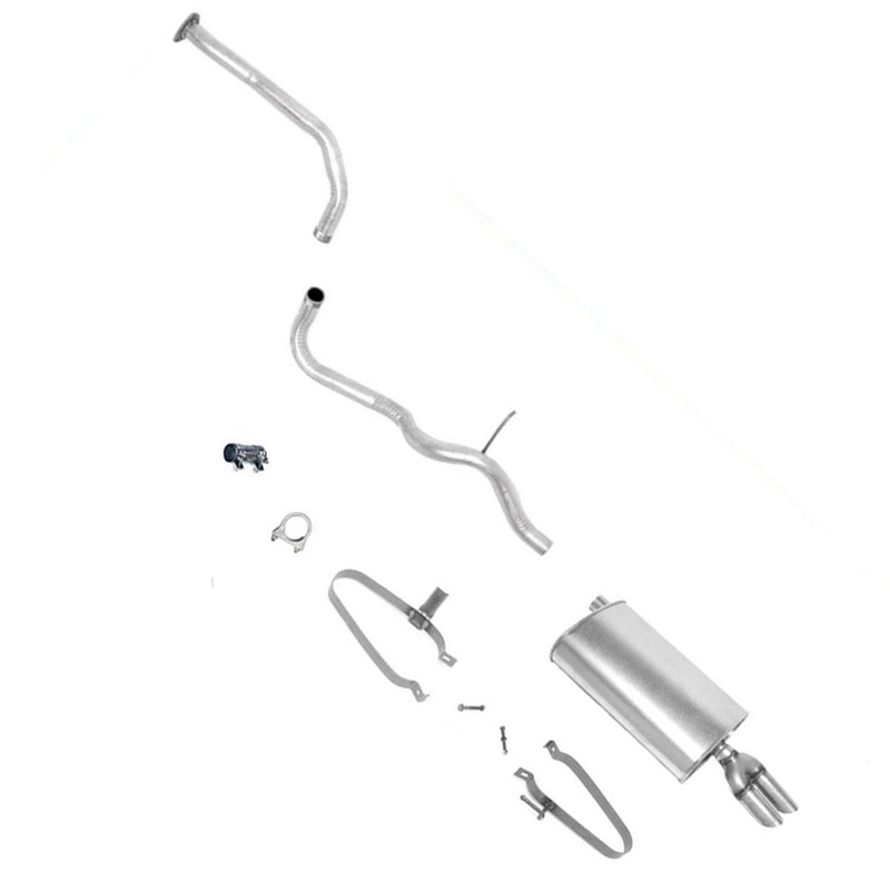for 1997 1998 Chevrolet Cavalier 2.2L Dual Outlet Muffler Pipe Exhaust System