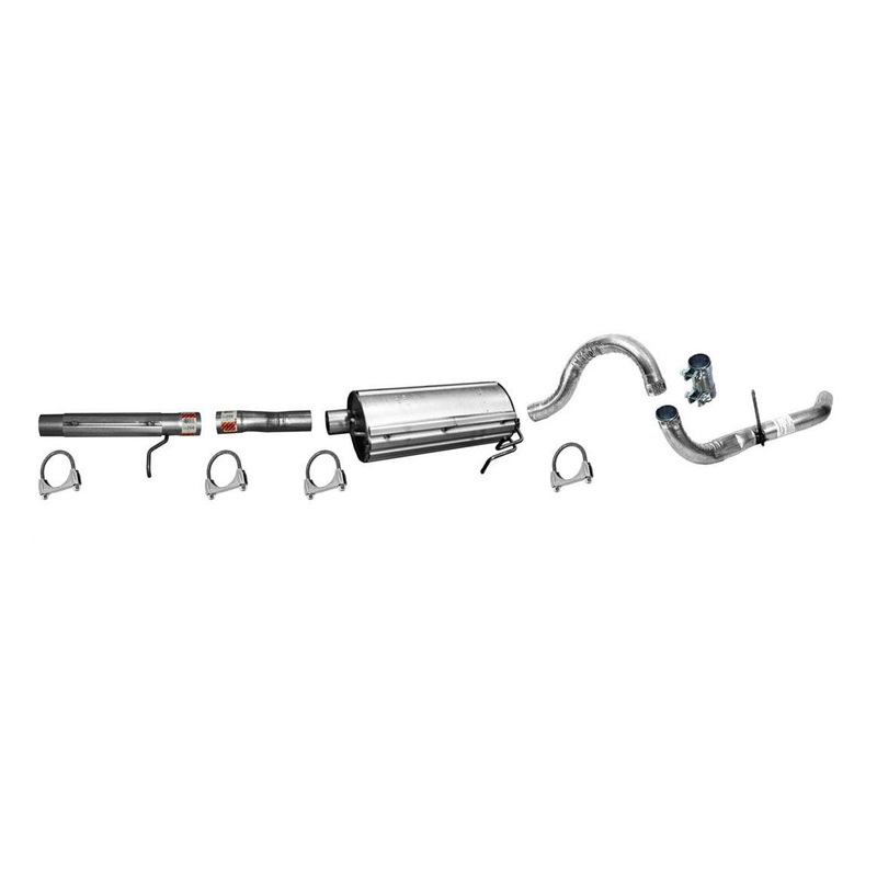 for 1999-2003 for Ford F250 Super Duty Muffler Tail Pipe with 156" Wheelbase