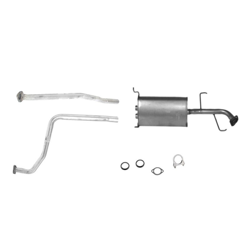 Mid Muffler H Pipe No Flex On P/S Pipe For 01-04 Nissan Pathfinder QX4 Infiniti