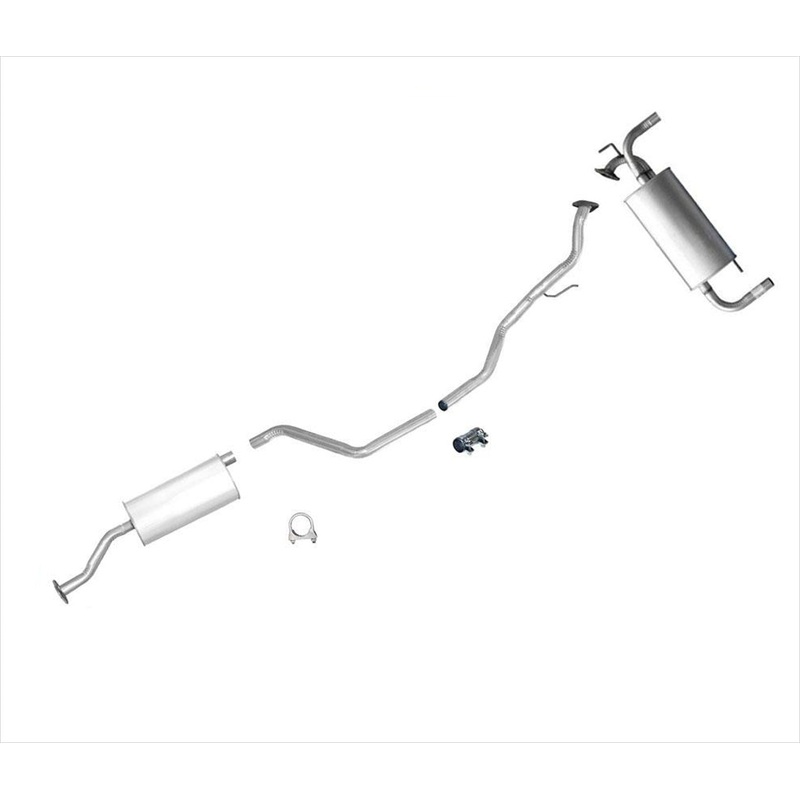 Middle Muffler Resonator and Rear Dual Muffler For Nissan Murano 3.5L 2003-2007
