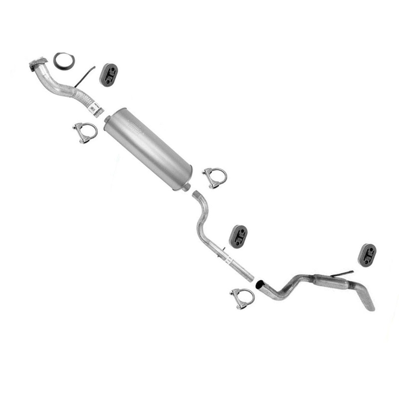 Middle Muffler Tail Pipe Exhaust Pipe System for Ford Explorer 4.0L 06-10