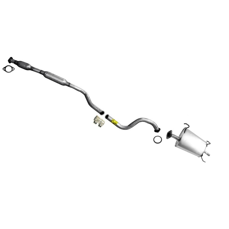 Muffler Exhaust Pipe System Fits 00-2001 Nissan Sentra 1.8L Federal Emissions