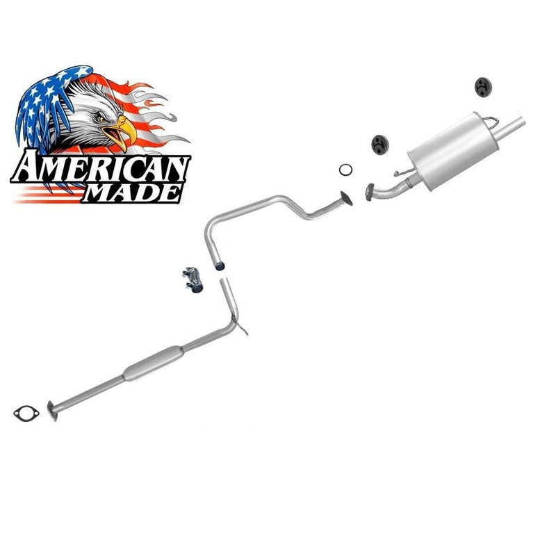 Muffler Exhaust Pipe System for Nissan 200SX 1.6L With Federal Emissions 97-98