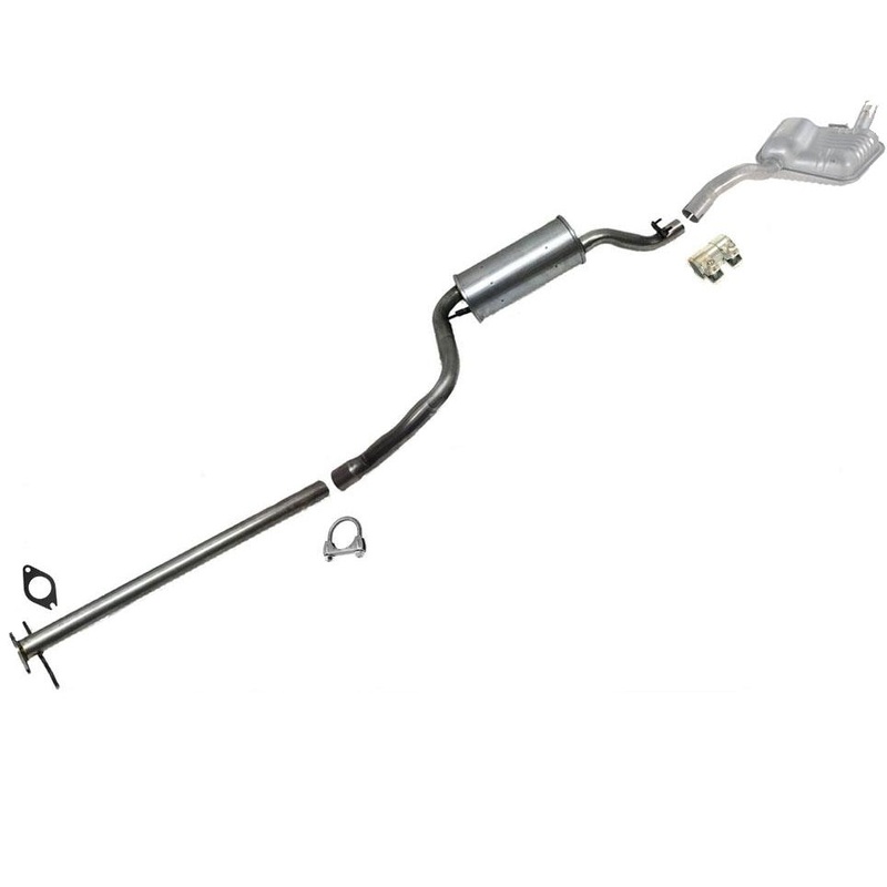 Muffler Exhaust System for Ford Focus 2.0 Hatchback ZX3 ZX5 2000-2004