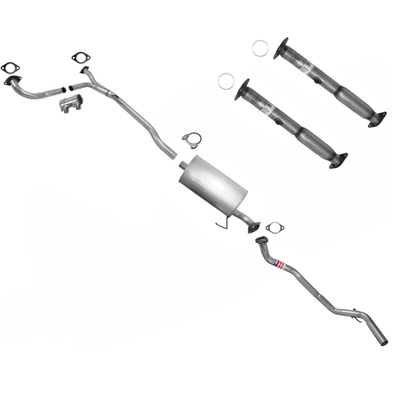 Muffler Exhaust System for Nissan Titan 04-05 2WD 4WD and for Titan 06 2WD ONLY