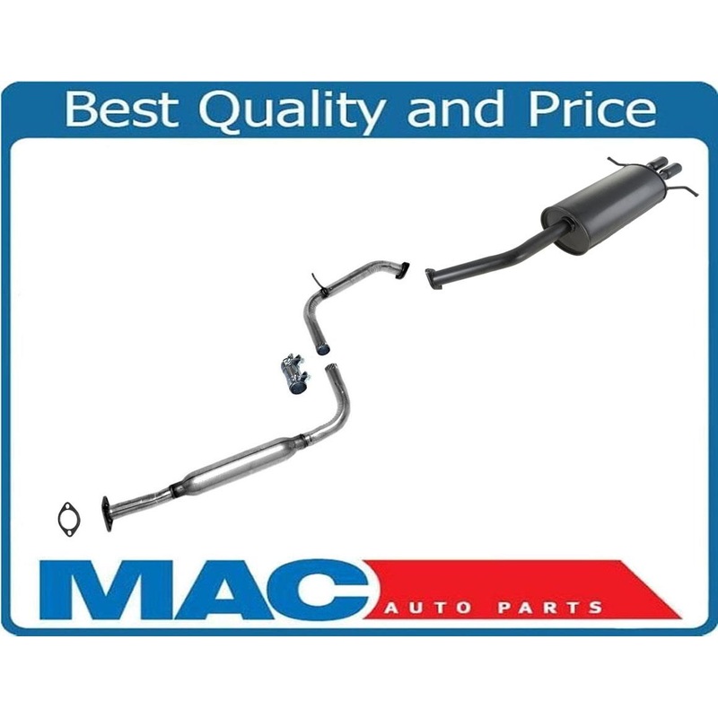 New Muffler Exhaust Pipe System for Mazda 626 Mazda MX6 2.5L V6 Dual Tip 1996