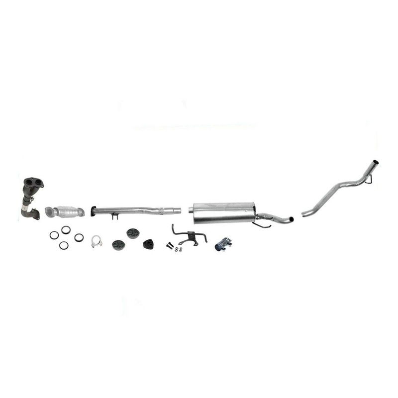 Rear Converter Middle Muffler Tail Pipe for Toyota Tacoma 2.7L Regular Cab 95-99