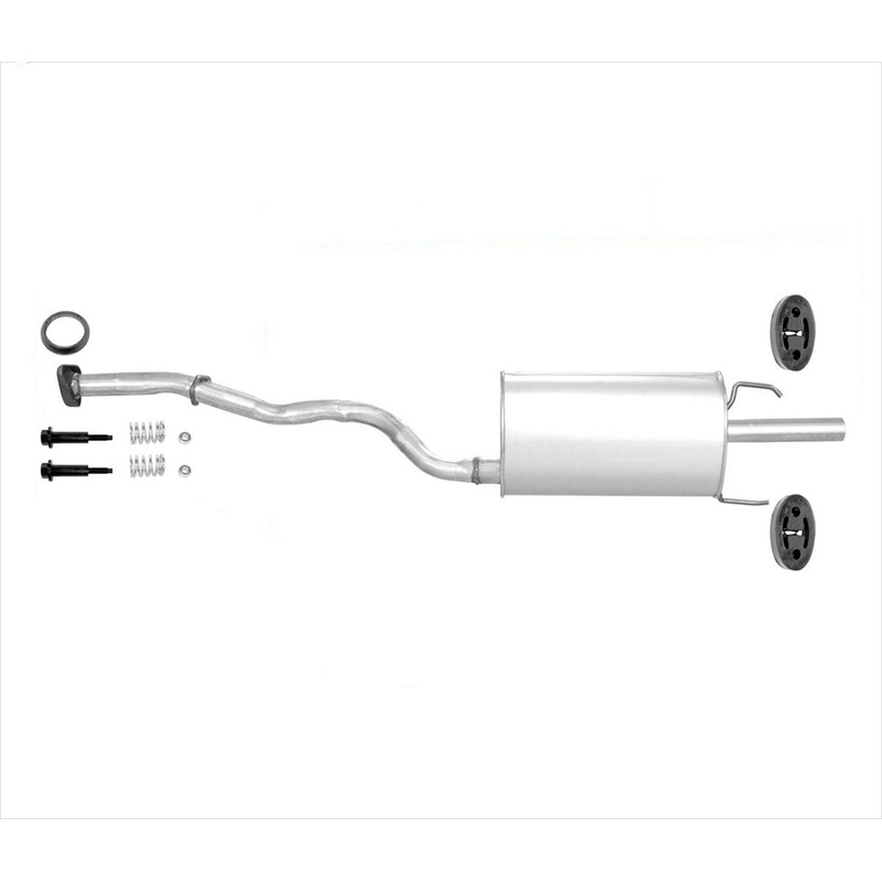 Rear Muffler with Hangers Bolts for Honda Accord DX LX 1994 1995 1996 1997