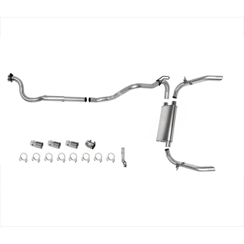 Stainless Steel Muffler DUAL CONVERSION SYSTEM for Chevrolet Camaro 3.4L 93-95
