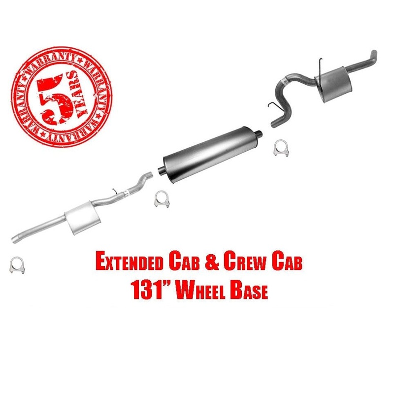 05-06 Dakota 06-07 Raider 131" Wheel Base After Converter Exhaust System