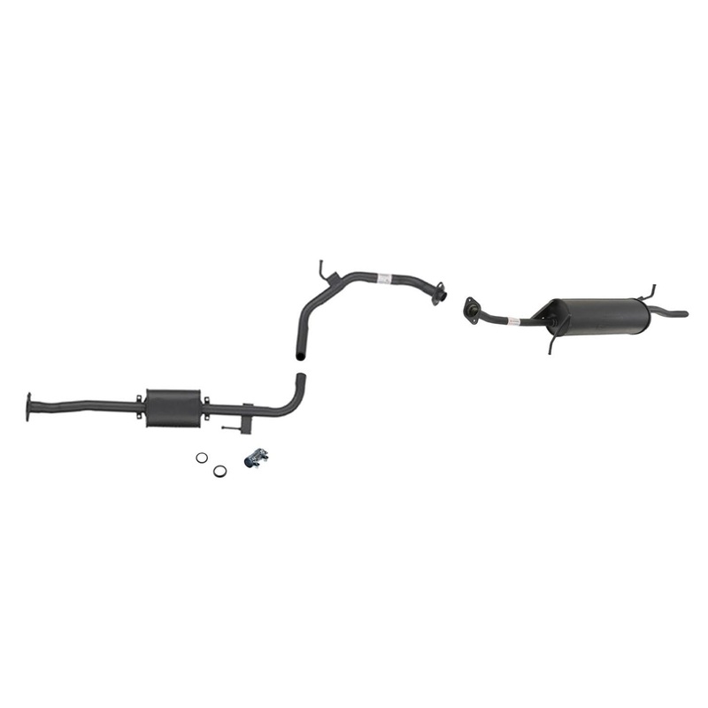 95-98 Protege 1.8L Resonator and Muffler Exhaust System