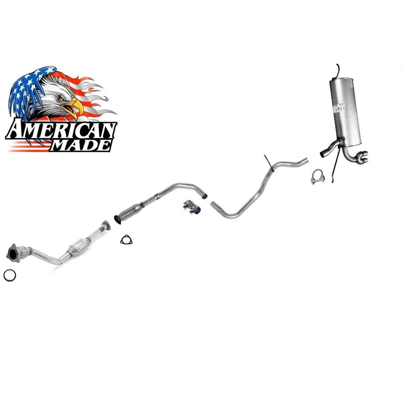 Engine Flex Pipe Converter Muffler Exhaust Pipe System For 02-05 Grand AM 2.2L