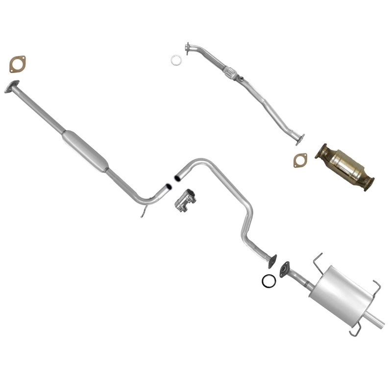 Exhaust Converter Resonator Muffler For Sentra 1.6L 1997-1999 Federal Emissions