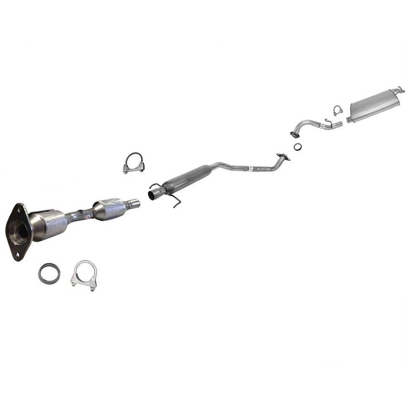 Exhaust System for Toyota Corolla 1.8L Front Wheel Drive 2006-2008