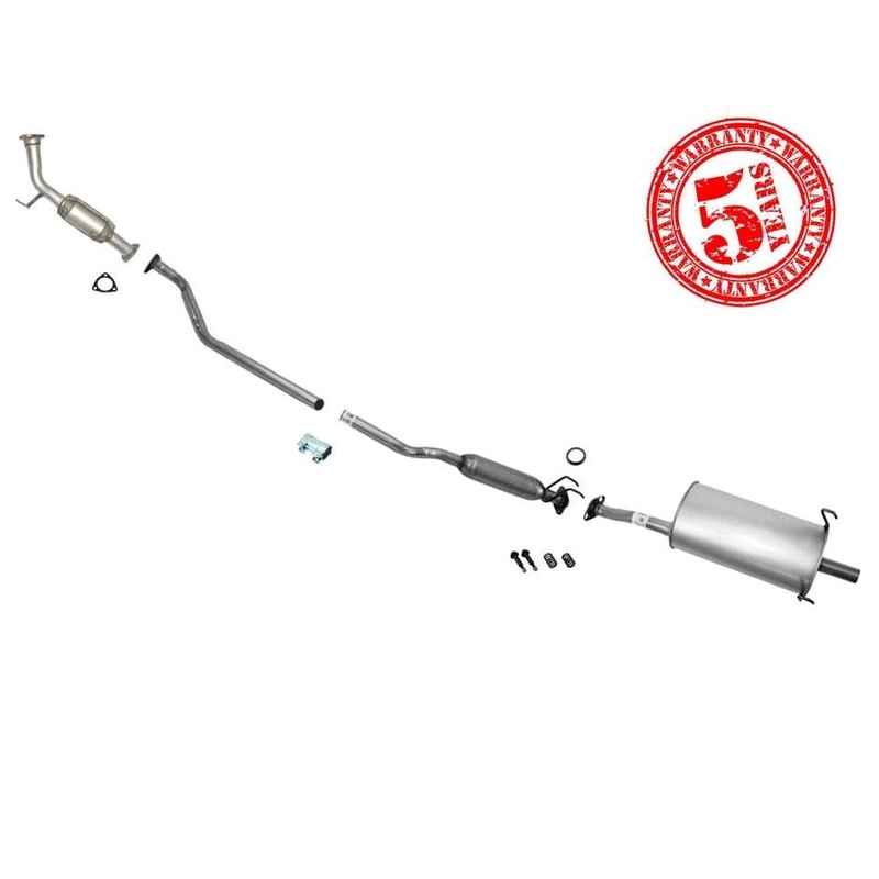Fits For 02-06 RSX Base Model Converter Muffler Exhaust Pipe System 97928 97948