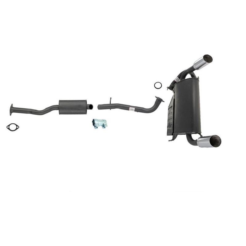 Fits For 2003-04 Infiniti FX35 Extension Pipe Muffler & Rear Muffler 97648 97664