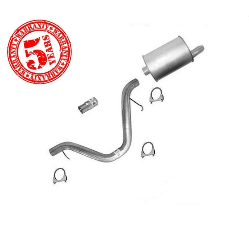 For 01-09 Chevy Trailblazer Rear Axle Tail Pipe With Muffler Clamps