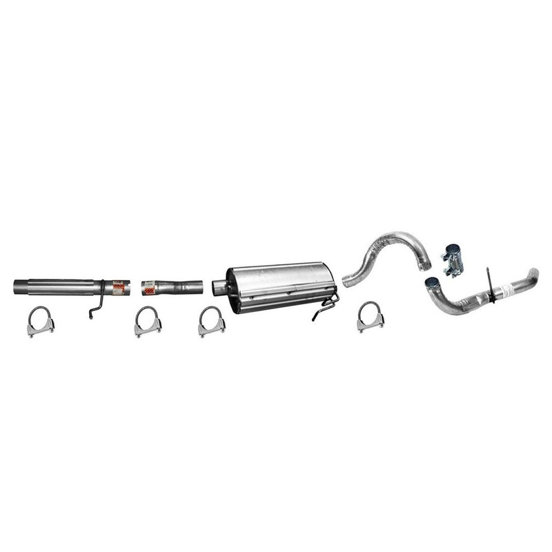 For 1999 2000 2003 Ford F250 Super Duty Muffler Exhaust System 158" Wheel Base