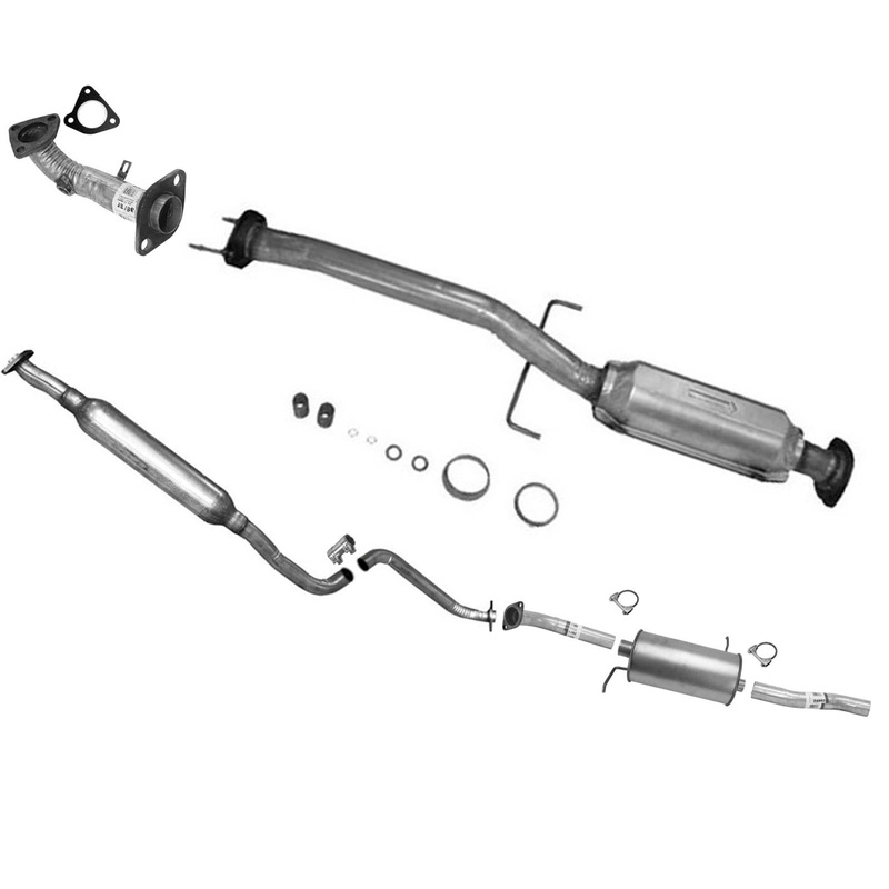 For 2001 2002 2003 Mazda Protege 2.0L Converter Muffler Exhaust Pipe System