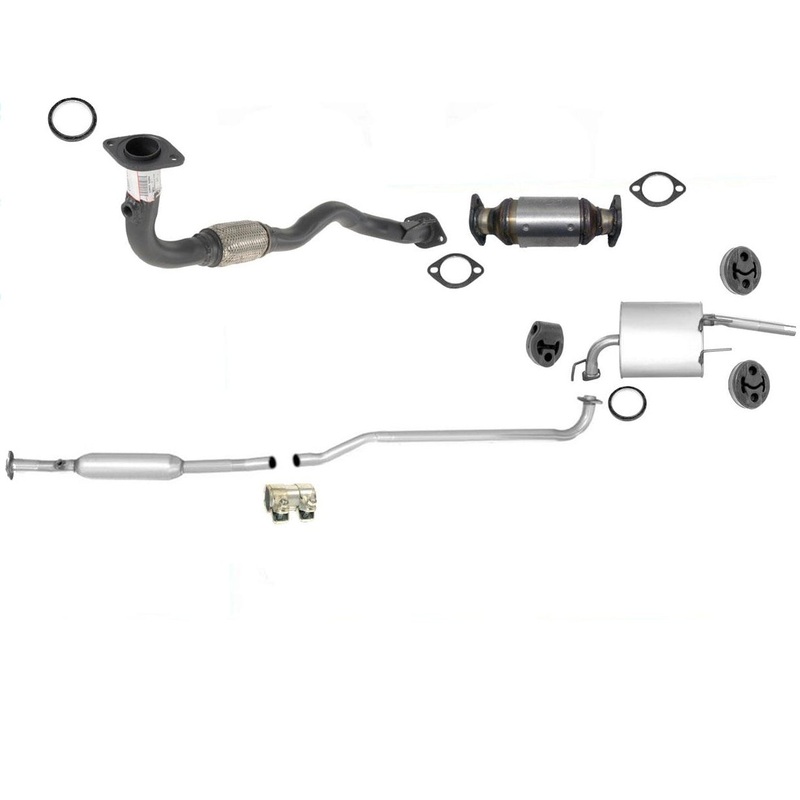 for 96-97 Corolla 1.6L 1.8L California Emissions Complete Exhaust System Muffler