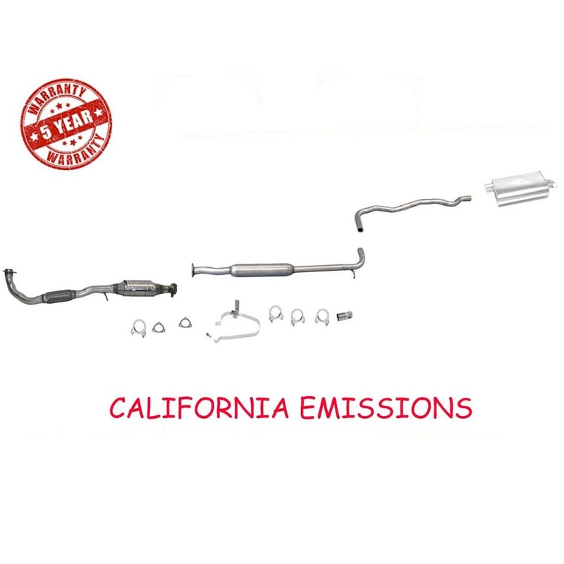 For Saturn 97-00 SC2 SL2 SW2 With California Emissisions Full Exhaust System