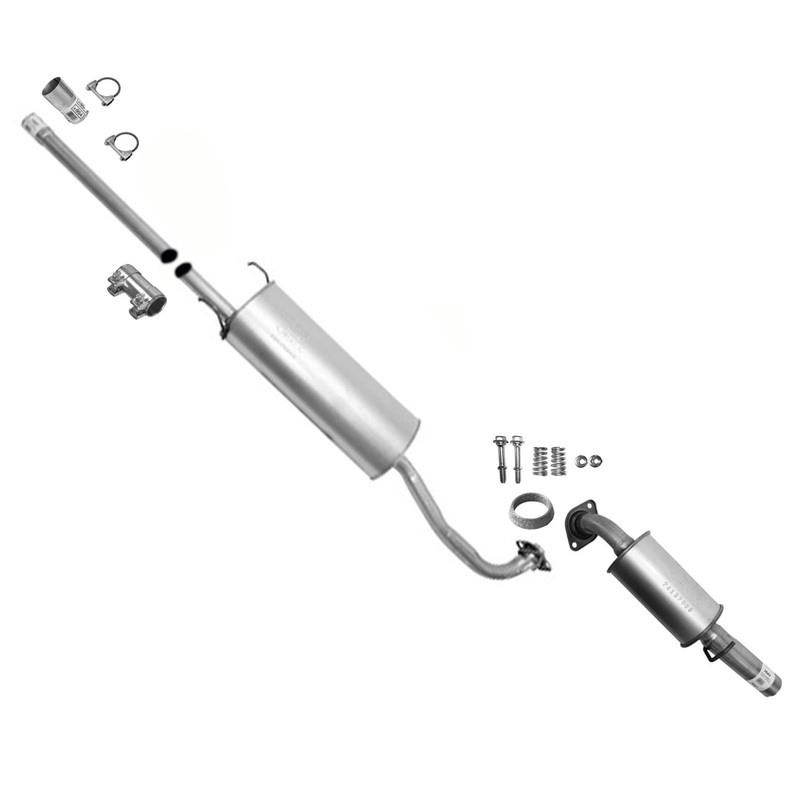 Middle Resonator Mufler & Tail Pipe fits for Toyota Highlander Non Hybrid 04-07