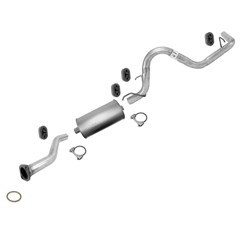 Muffler Exhaust System for 05-10 Tacoma 2.7L 110 Inch Wheel Base 52471 56206