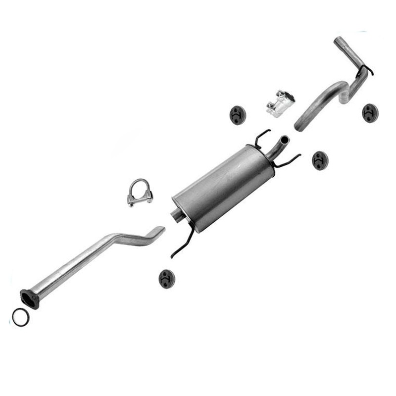 Muffler Exhaust System for 05-10 Tacoma 2.7L 128 Inch Wheel Base 53724 56206