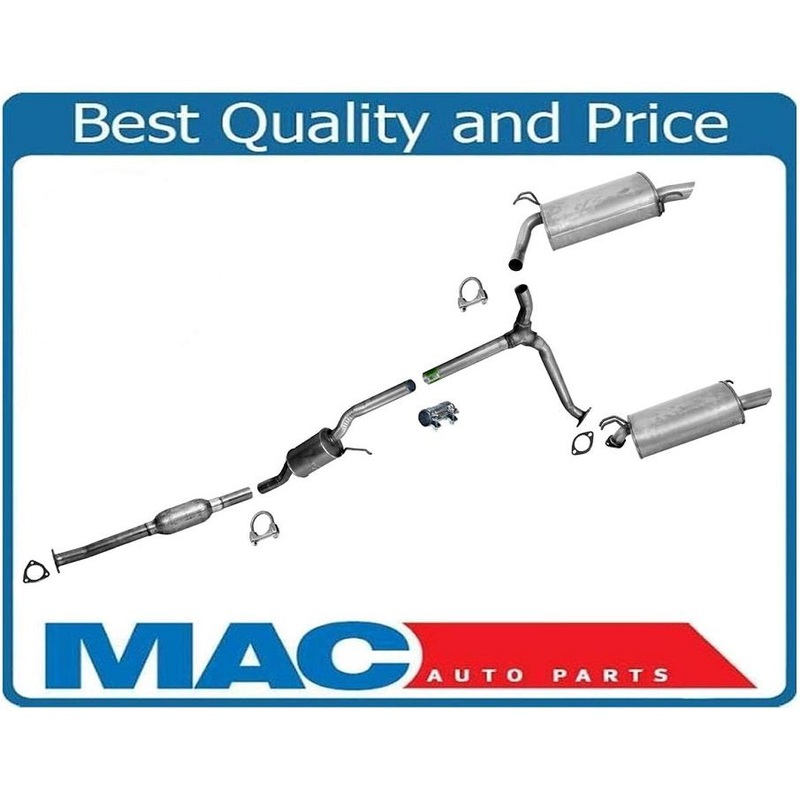 New Exhaust Pipe Muffler System Dual Walker Brand for Acura TSX 2.4L 2004-2008
