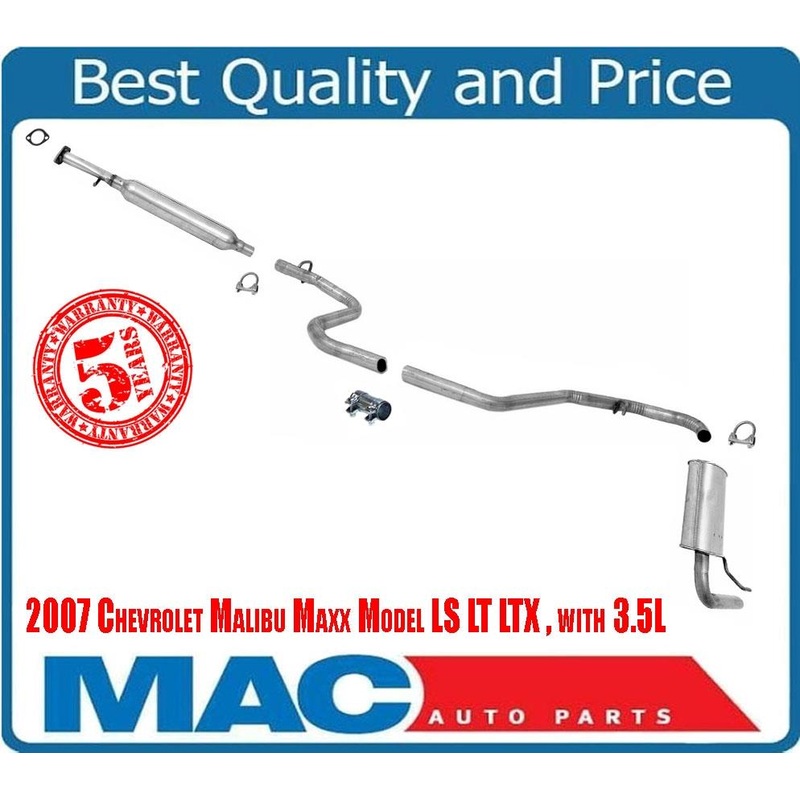 Resonator Muffler Exhaust System for Chevrolet Malibu Maxx LS LT LTZ 3.5L 2007
