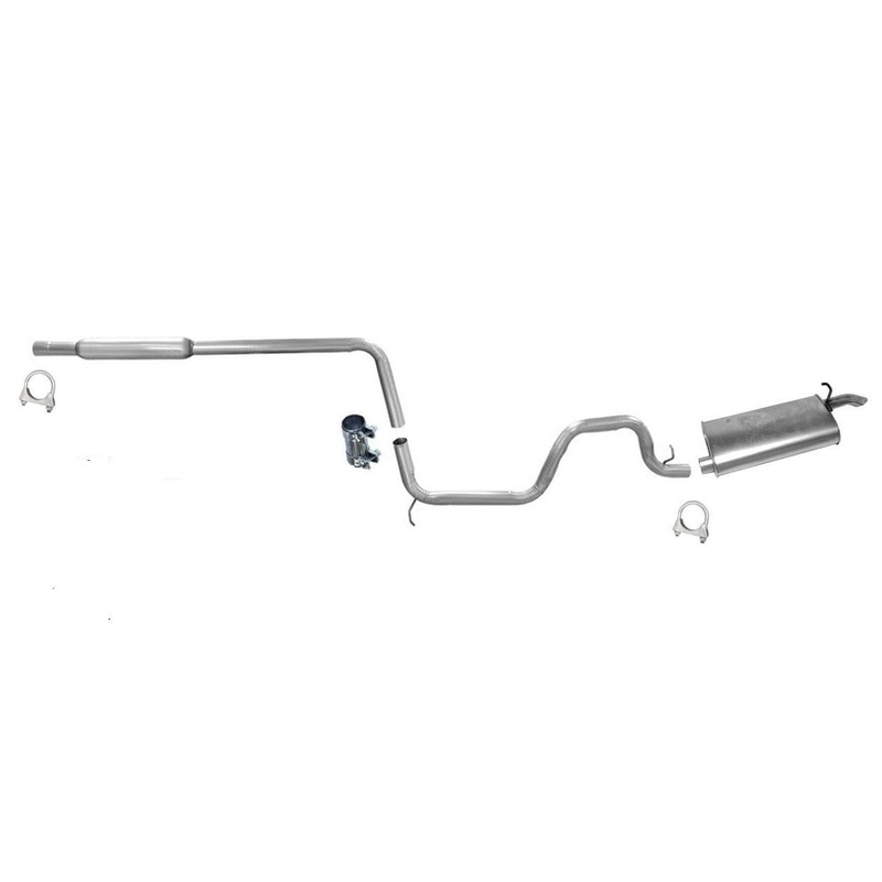 Resonator & Muffler for Mercury Sable Wagon Model V6 3.0L Single Exhaust 00-04
