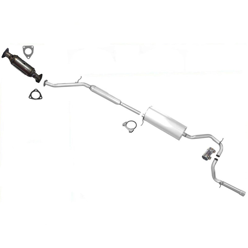 1999-2004 for Honda Odyssey Rear Converter Middle Resonator & Muffler