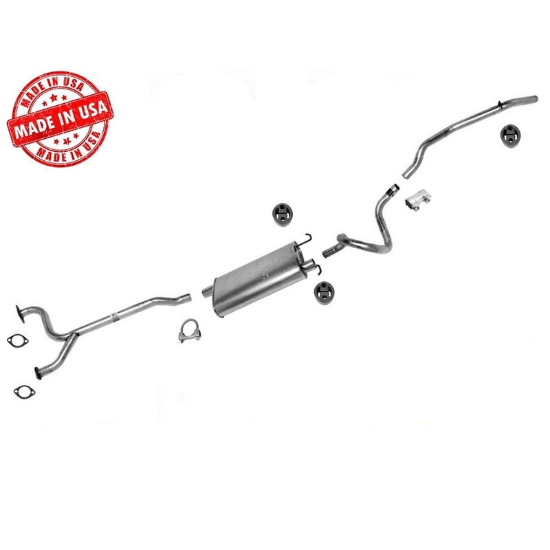 87-91 Crown Victoria Marquis Single Muffler Exhaust System 40490 18190 46761