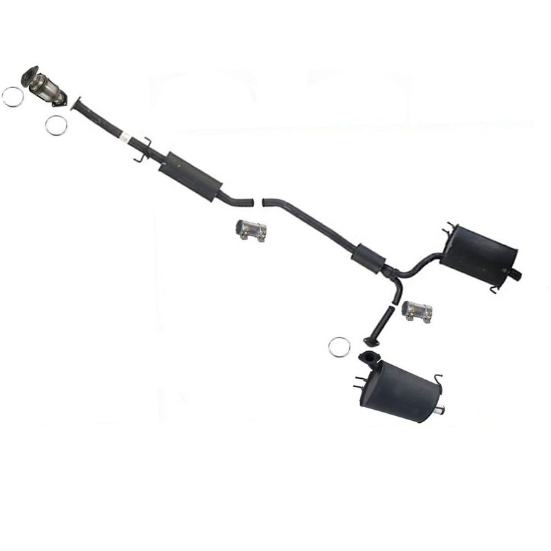 Brand New Converter Resonator With Mufflers For 08-09 Honda Accord 3.5L Coupe