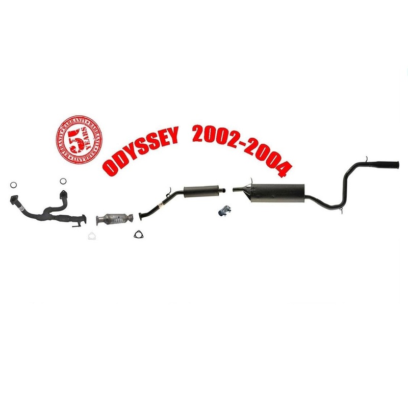 Brand New Exhaust Sytem Y Pipe Ext Pipe and Muffler for Honda Odyssey 2002-2004