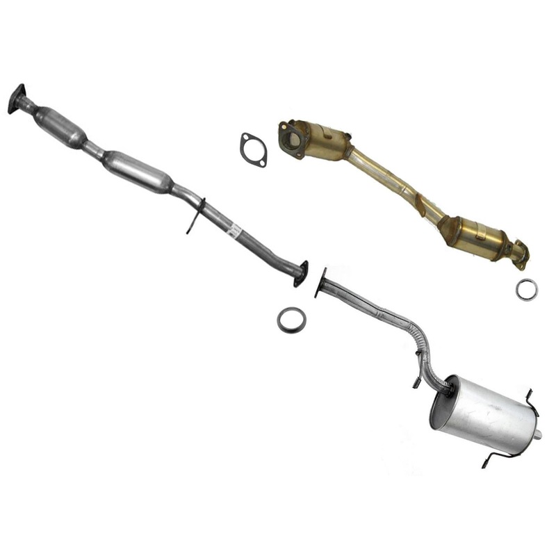 Catalytic Converter Resonator & Muffler for Subaru Forester 2.5L 1999 2000 2002