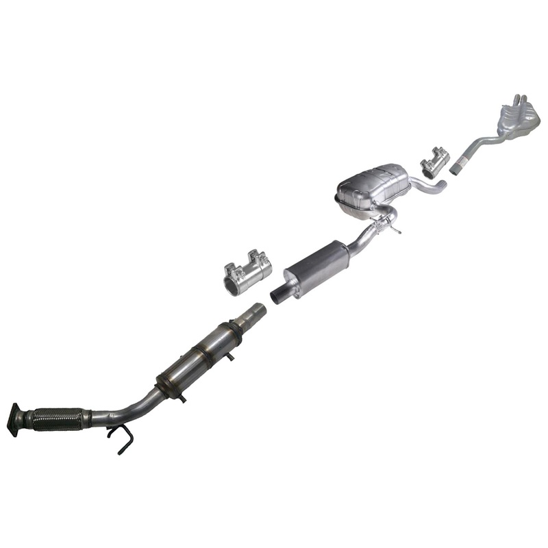 Converter Resonator Rear Muffler For Volkswagen Jetta 2005-2010 2.5L BGQ Engine