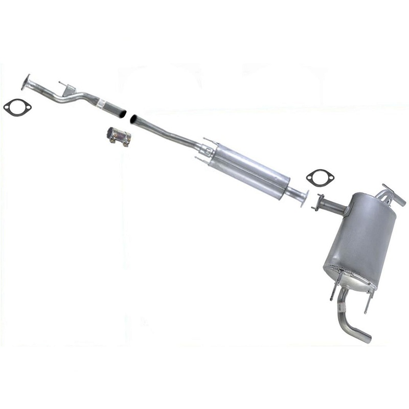 Exhaust Middle Resonator & Rear Muffler For Nissan Altima 2008-2013 2 Door Coupe