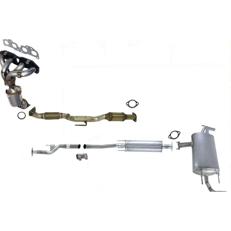 Exhaust System Converters Resonator Muffler Fits Altima 08-13 2.5L 2 Door Coupe