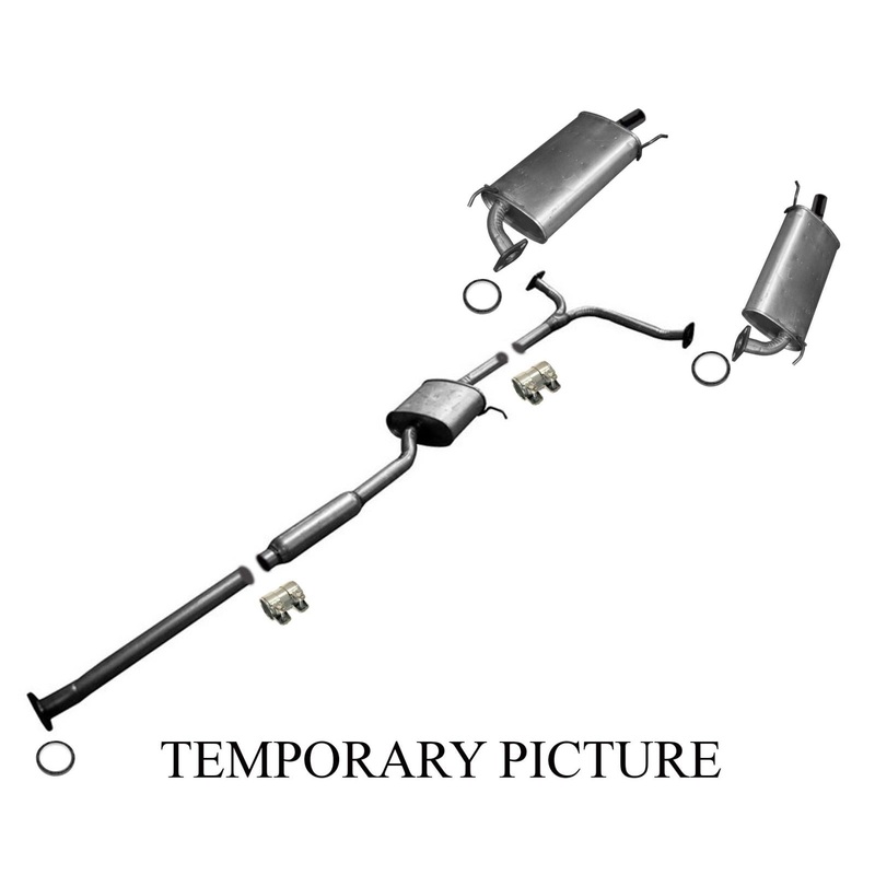 Exhaust System Extension Pipe Dual Muffler For 01-03 Acura CL 3.2L ( No S Type )