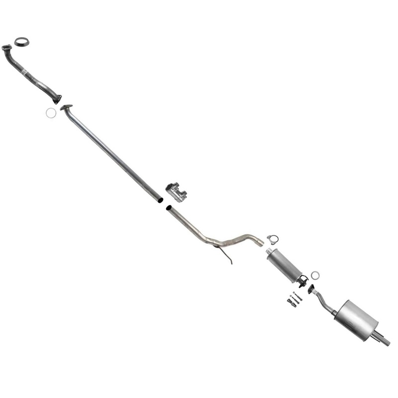 Exhaust System Extension Pipe Muffler Resonator For Honda Civic Coupe 1.8L 06-11