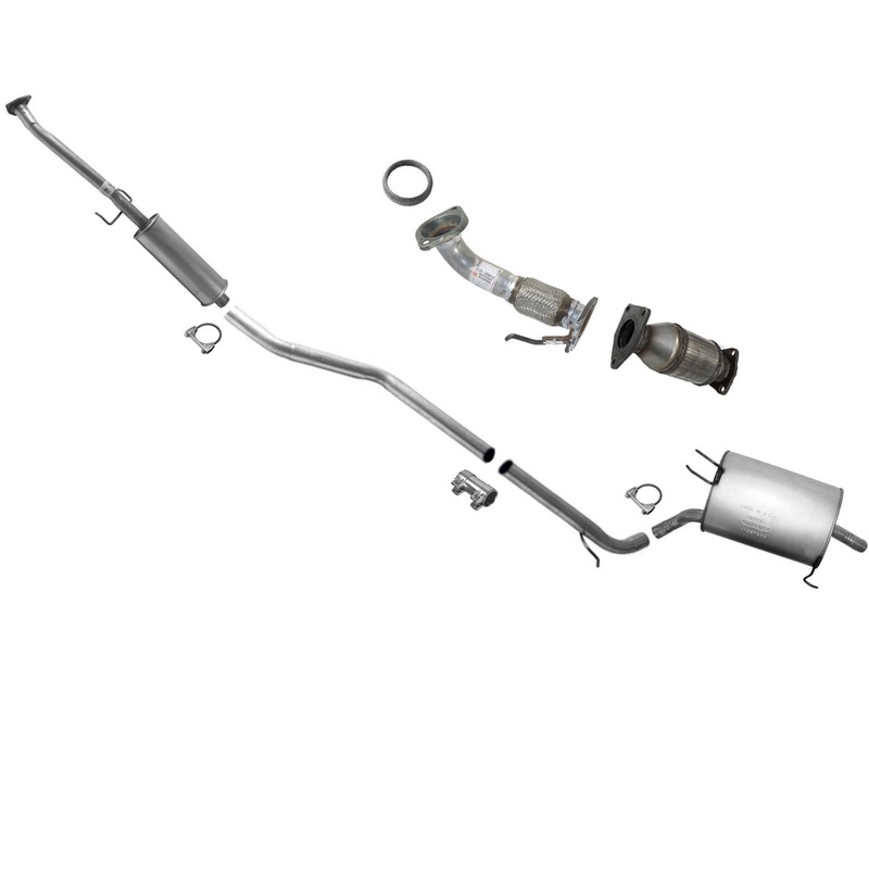 Exhaust System For Honda Accord Sedan 08-12 2.4L Rear Converter & Muffler