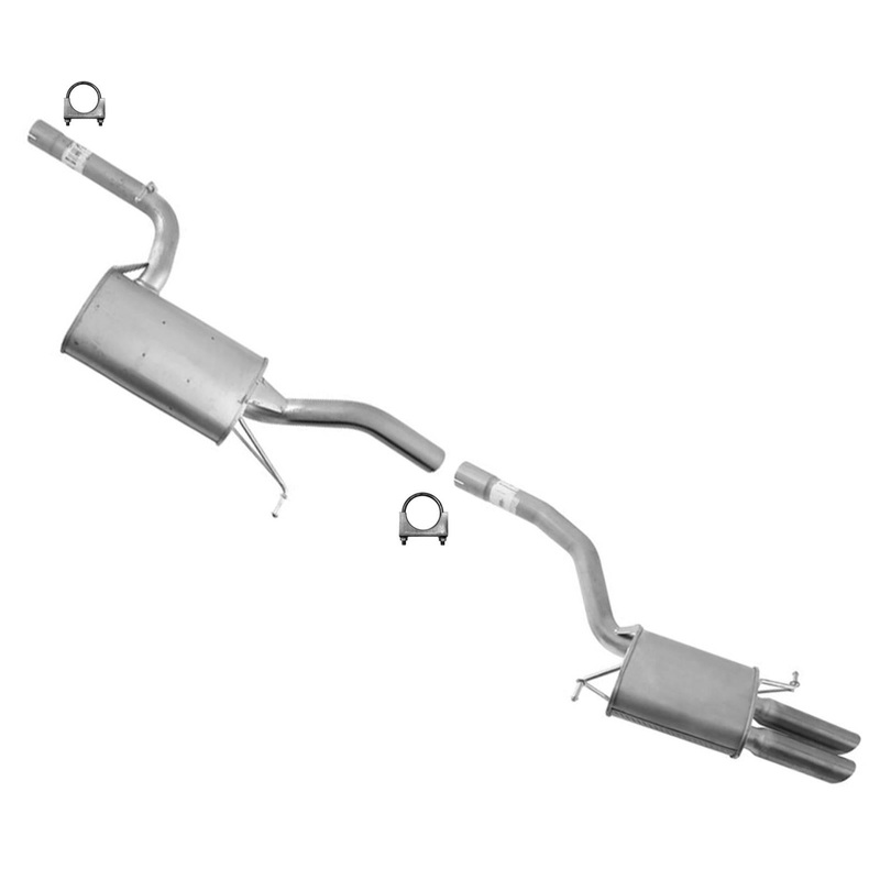Exhaust System Rear Muffler Assembly Fits 2006-2010 Volkswagen Passat 2.0L