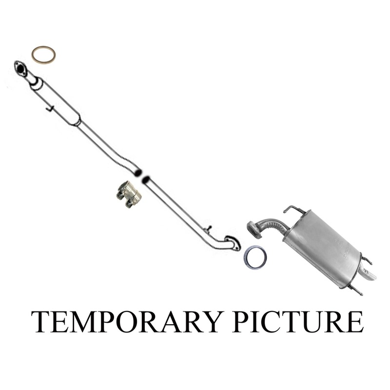 Exhaust System with Extension Pipe Muffler & Gaskets for 12-16 Toyota Camry 2.5L