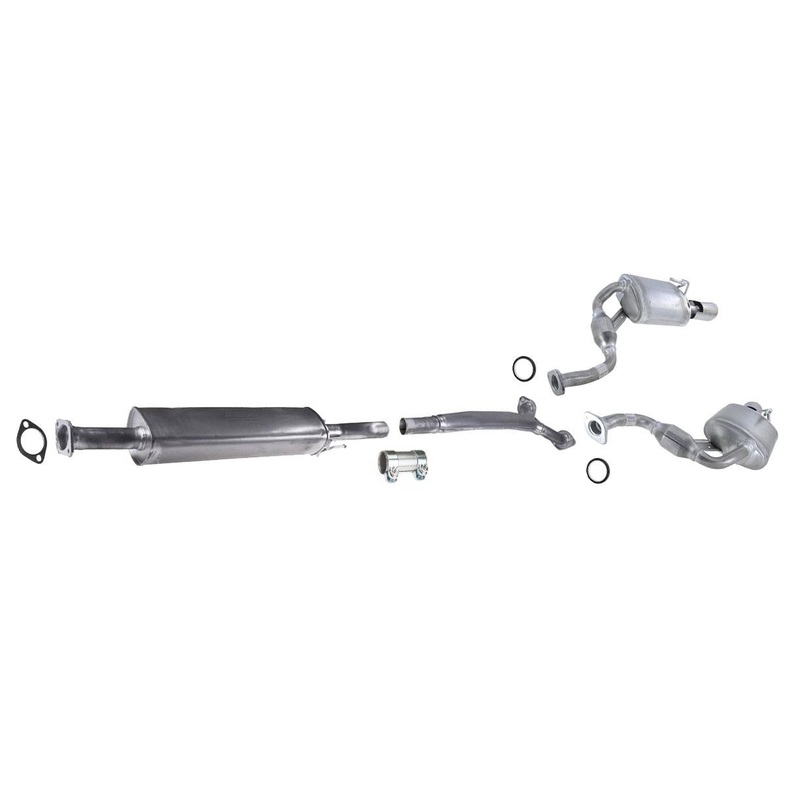 Exhaust System with Extension Pipe & Mufflers for Nissan Maxima 2009-2017