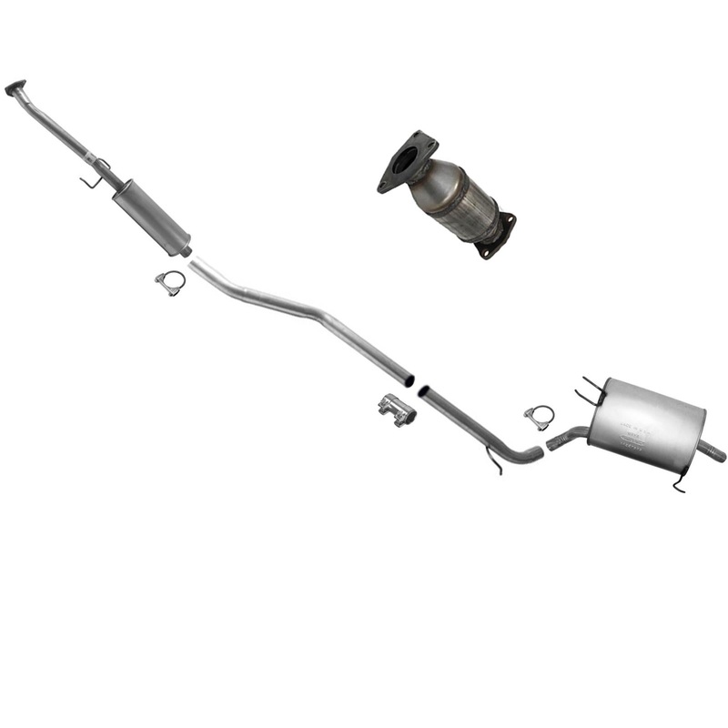 Exhaust System With Rear Converter For Honda Accord 2008-2012 2.4L Sedan