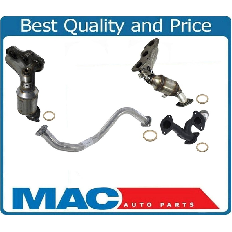 F & R Manifold Catalytic Converter W/ Front Pipes For Toyota Rav4 V6 3.5L 06-12