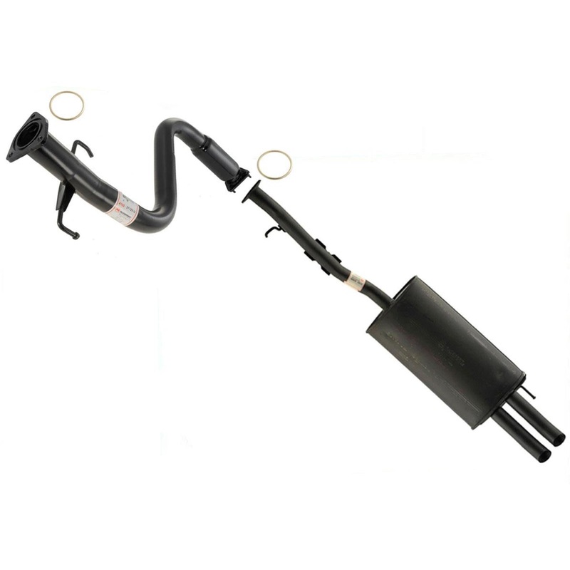 Fits 1996-2004 Acura RL 3.5L V6 Middle Pipe & Rear Muffler Exhaust System