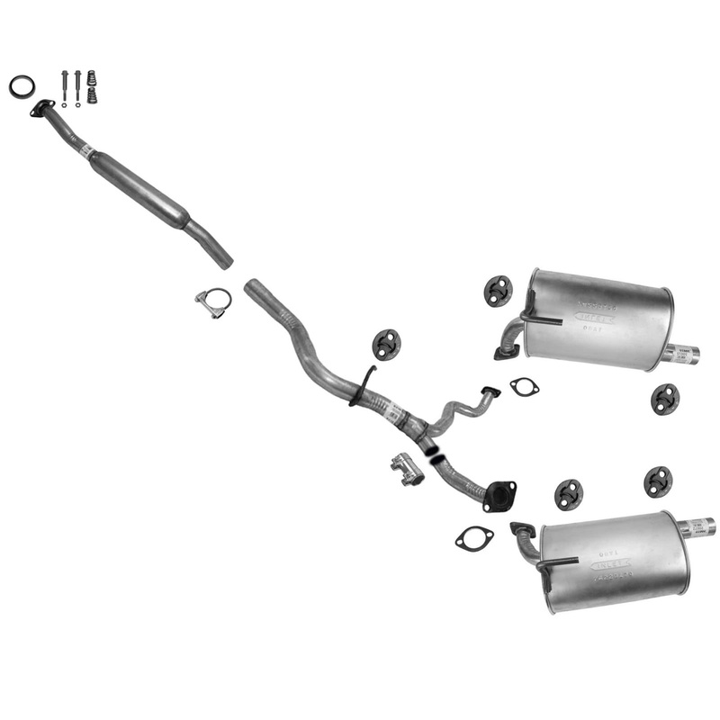 For 2006-2009 Subaru Legacy 2.5L Non Turbo Dual Muffler Pipe Exhaust System