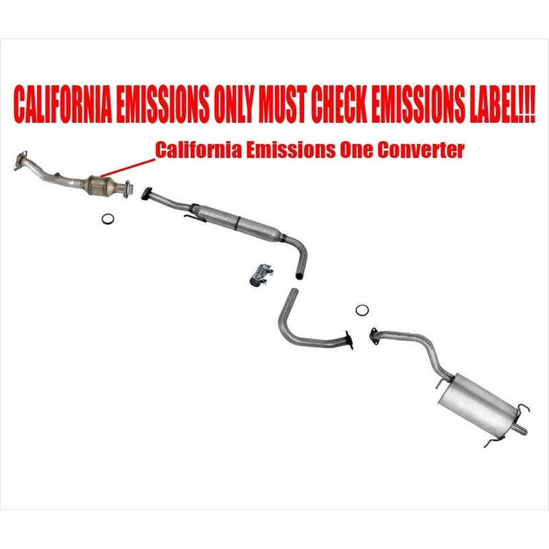 For California Emissions Sentra 09-12 2.0L Muffler Catalytic Converter Exhaust